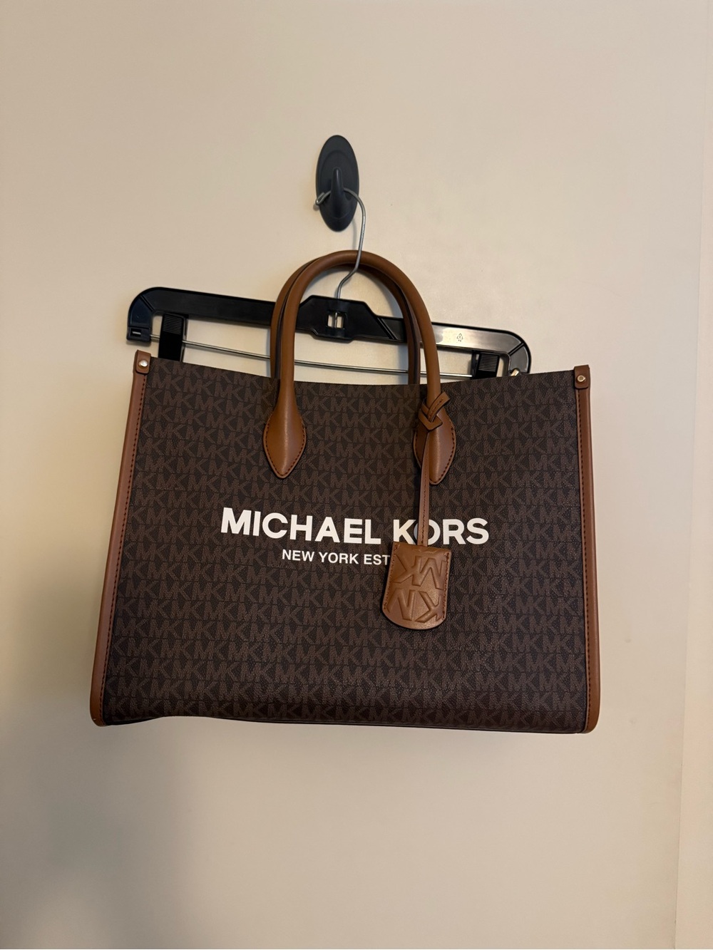 NWT Michael Kors Mirella Brown tote bag